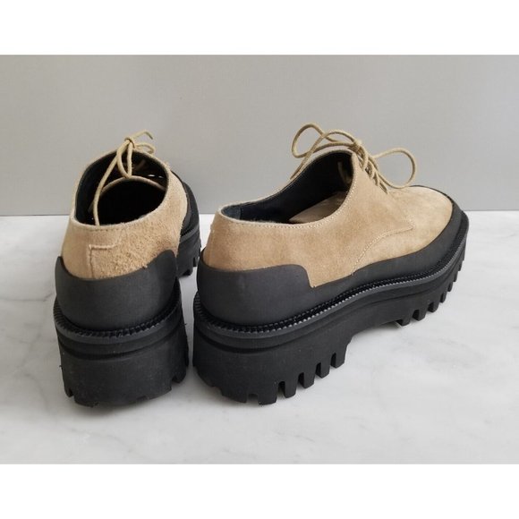 Paloma Barcelo Kenny Platform Loafer Tan Size 39 New - Picture 2 of 4